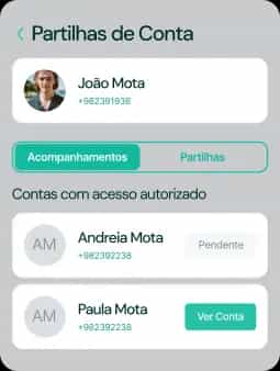 Partilha de conta